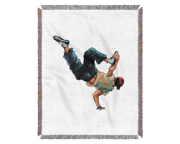 Break Dancing 1 Woven Blanket