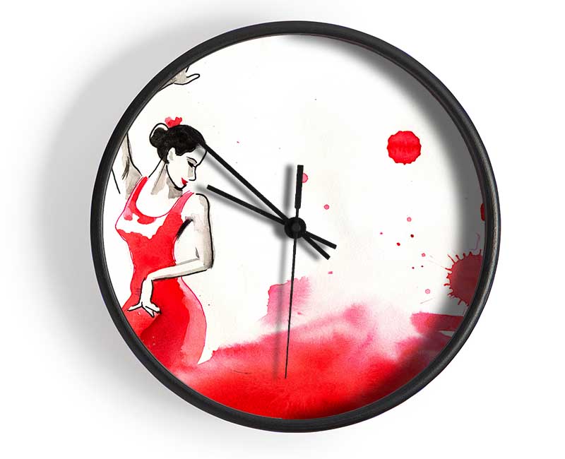 Spanish Flamenco Dancer Clock - Wallart-Direct UK