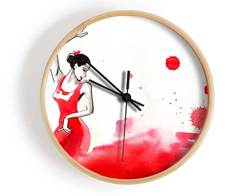 Spanish Flamenco Dancer Clock - Wallart-Direct UK