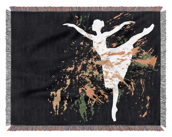 Rainbow Ballerina 3 Woven Blanket