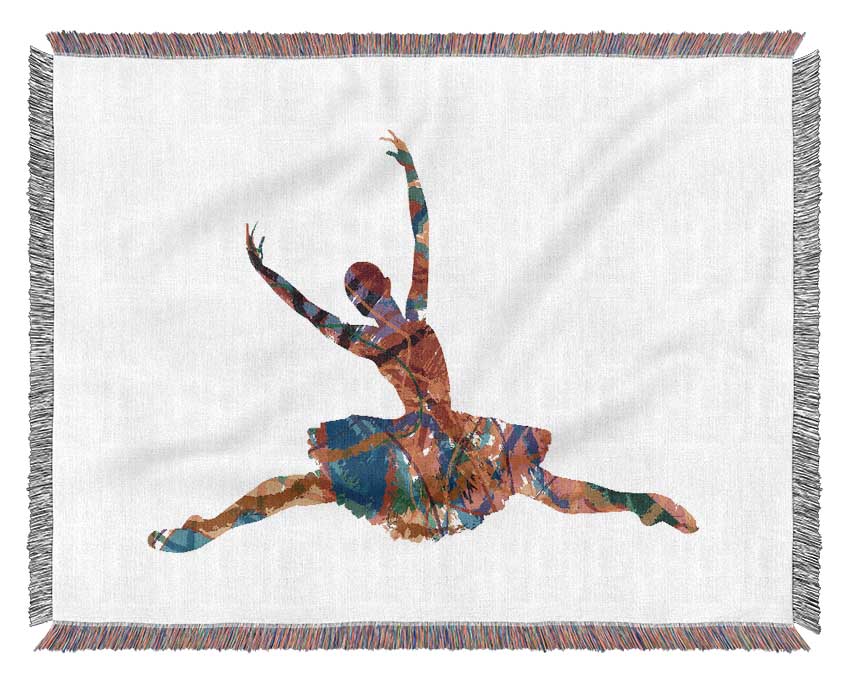 Rainbow Ballerina 2 Woven Blanket