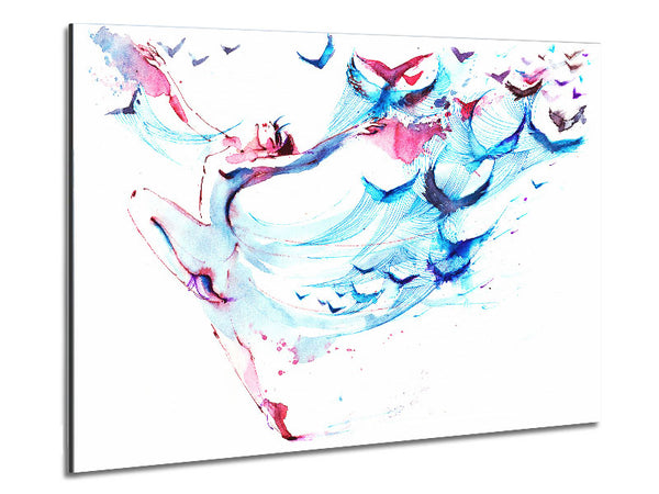 Blue Pink Ballerina 3