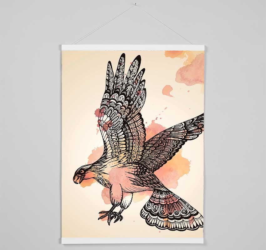 Indian Eagle Hanging Poster - Wallart-Direct UK