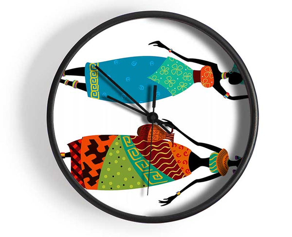 African Women 1 Clock - Wallart-Direct UK