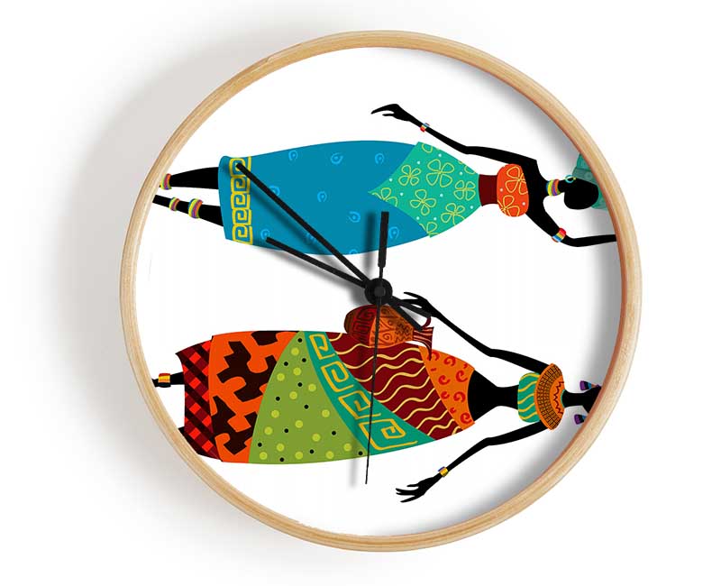 African Women 1 Clock - Wallart-Direct UK