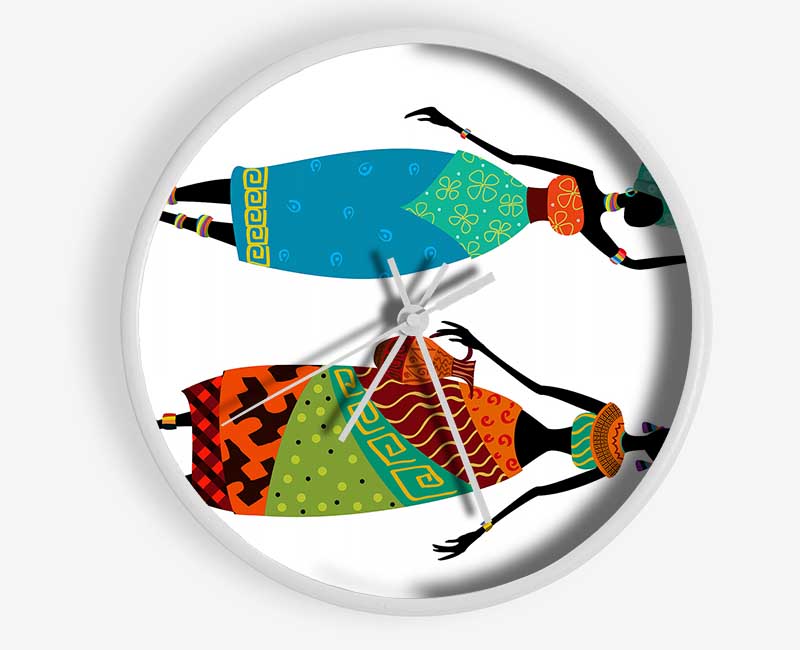 African Women 1 Clock - Wallart-Direct UK