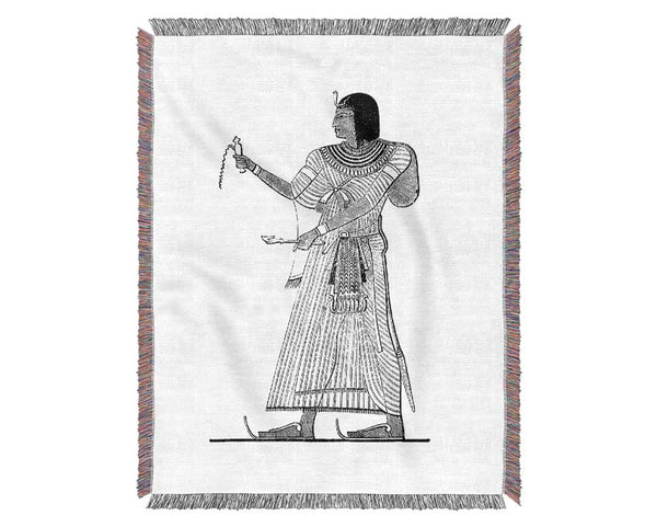 Egyptian Offering Woven Blanket