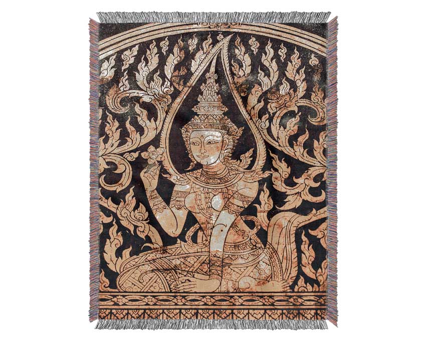 Buddha 29 Woven Blanket