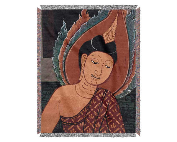 Buddha 28 Woven Blanket