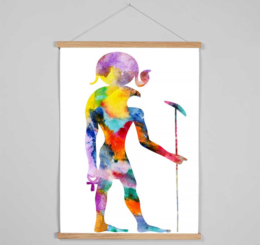 Egyptian God Horus Hanging Poster - Wallart-Direct UK