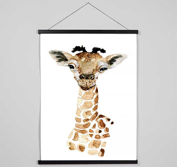 Giraffe Beauty Hanging Poster - Wallart-Direct UK