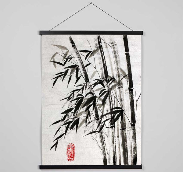 Chinese Bamboo 2 Hanging Poster - Wallart-Direct UK