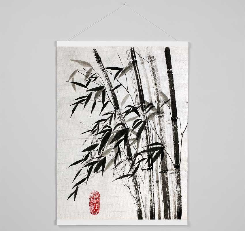 Chinese Bamboo 2 Hanging Poster - Wallart-Direct UK