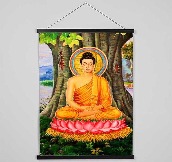 Buddha 3 Hanging Poster - Wallart-Direct UK