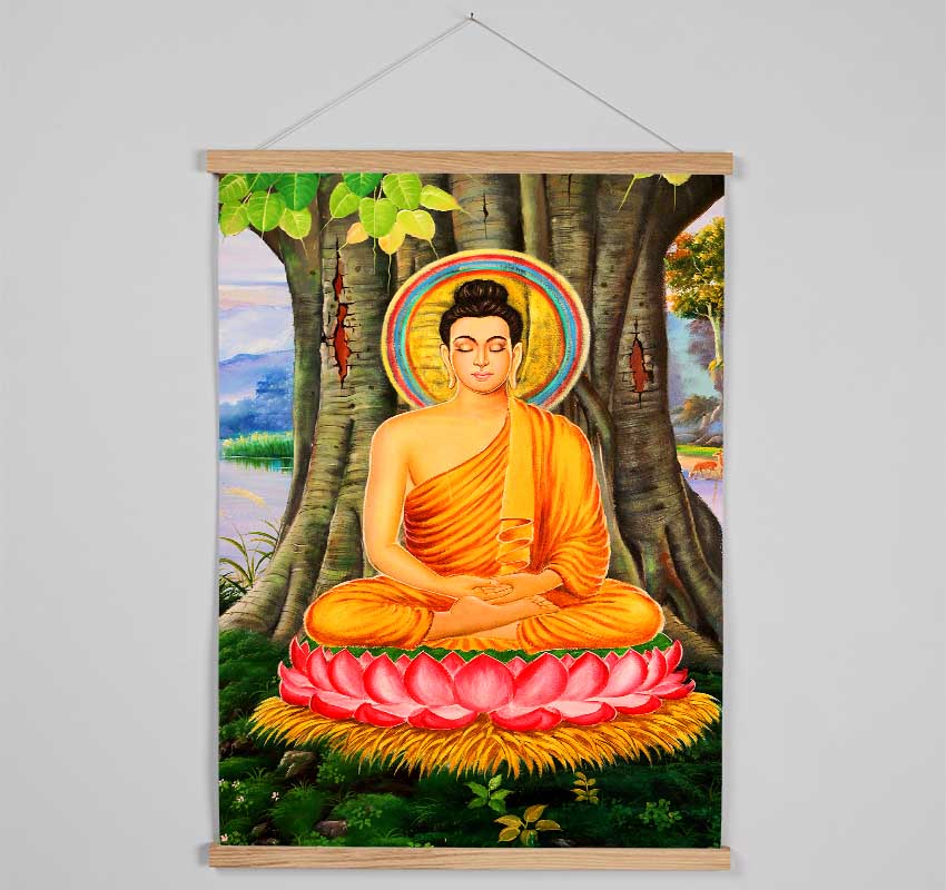 Buddha 3 Hanging Poster - Wallart-Direct UK