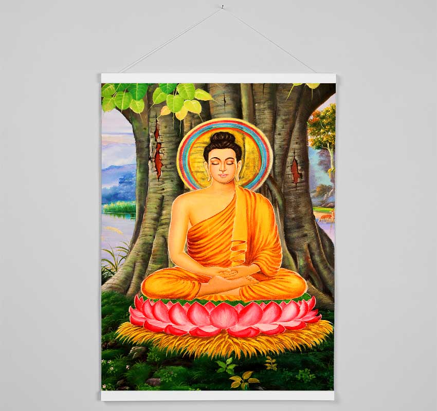 Buddha 3 Hanging Poster - Wallart-Direct UK