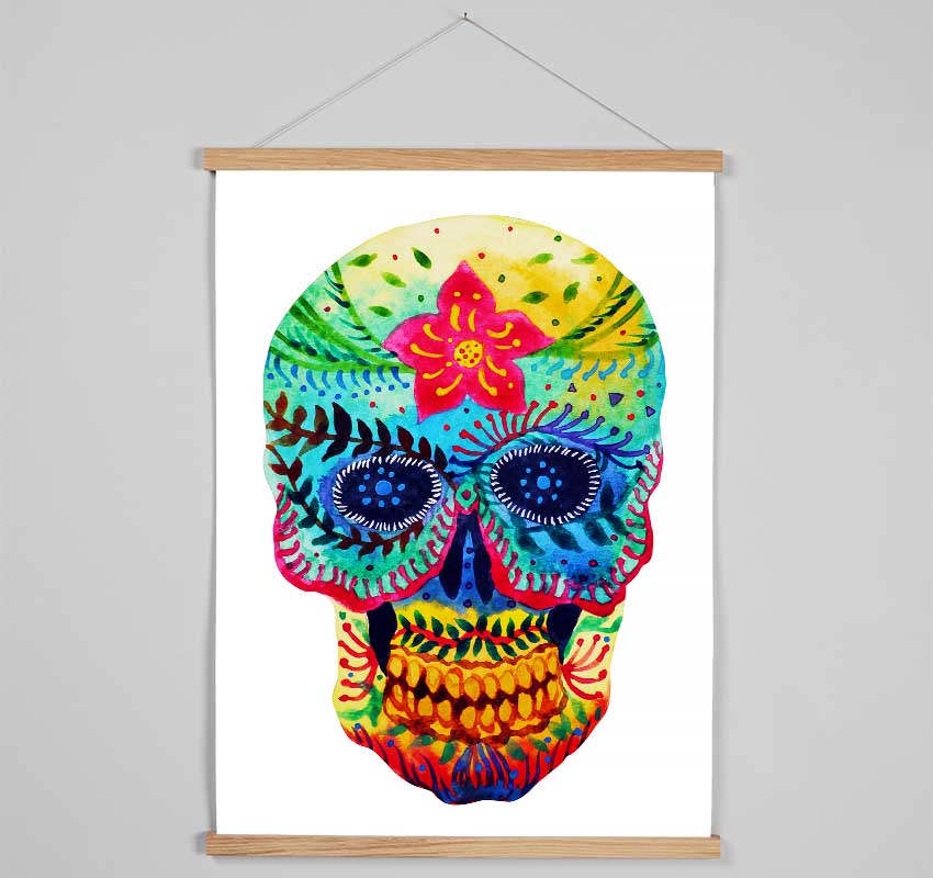 Mexican Skull 1 Hanging Poster - Wallart-Direct UK