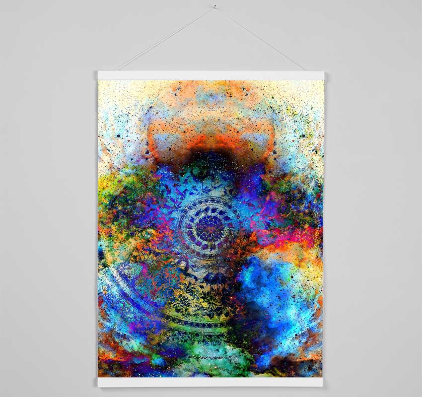 Mandala 4 Hanging Poster - Wallart-Direct UK