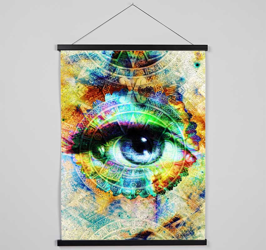 Eye Of Times Hanging Poster - Wallart-Direct UK