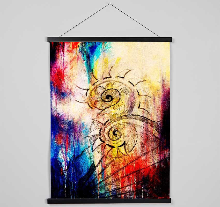 Phoenix From The Night Hanging Poster - Wallart-Direct UK