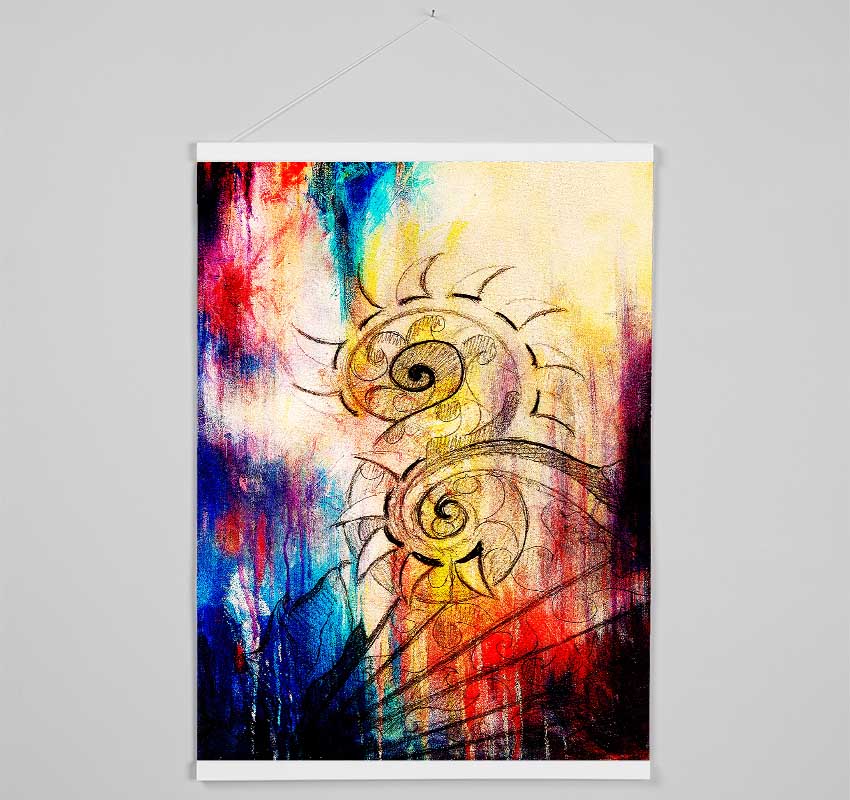 Phoenix From The Night Hanging Poster - Wallart-Direct UK