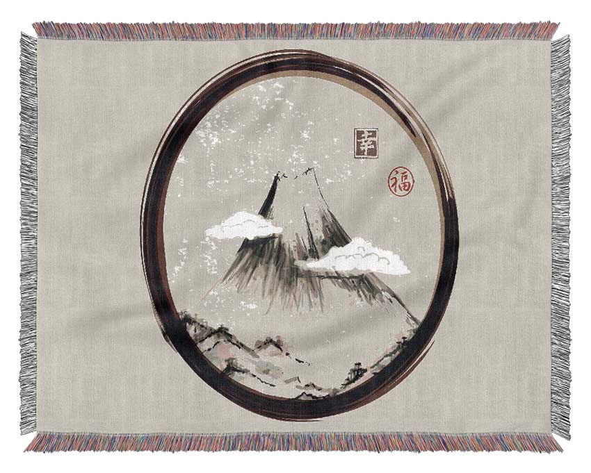 East Asian Mountain 1 Woven Blanket