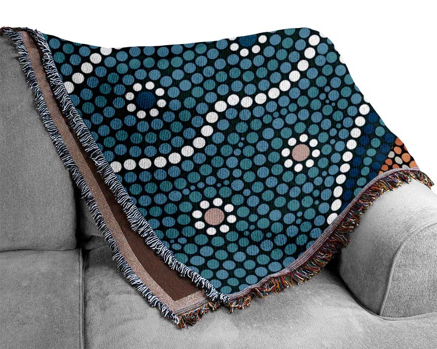 Aboriginal Pattern 9 Woven Blanket