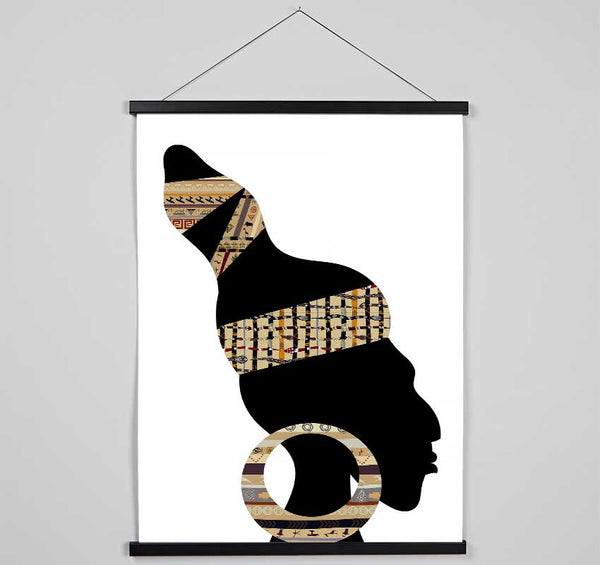 African Tribal Art 26 Hanging Poster - Wallart-Direct UK