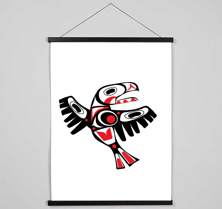 Mayan Bird Hanging Poster - Wallart-Direct UK