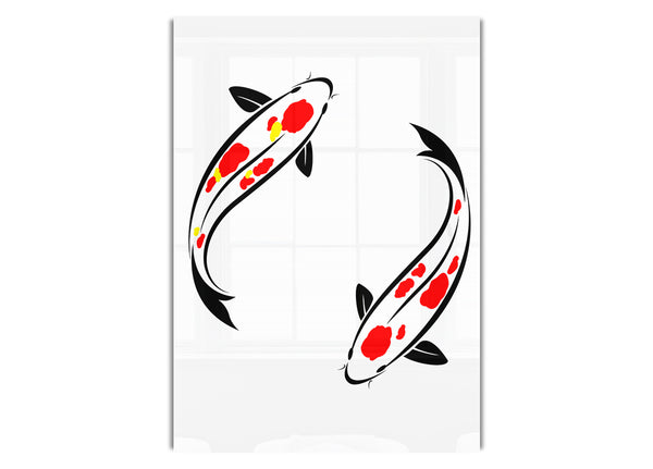 Japanese Twin Koi