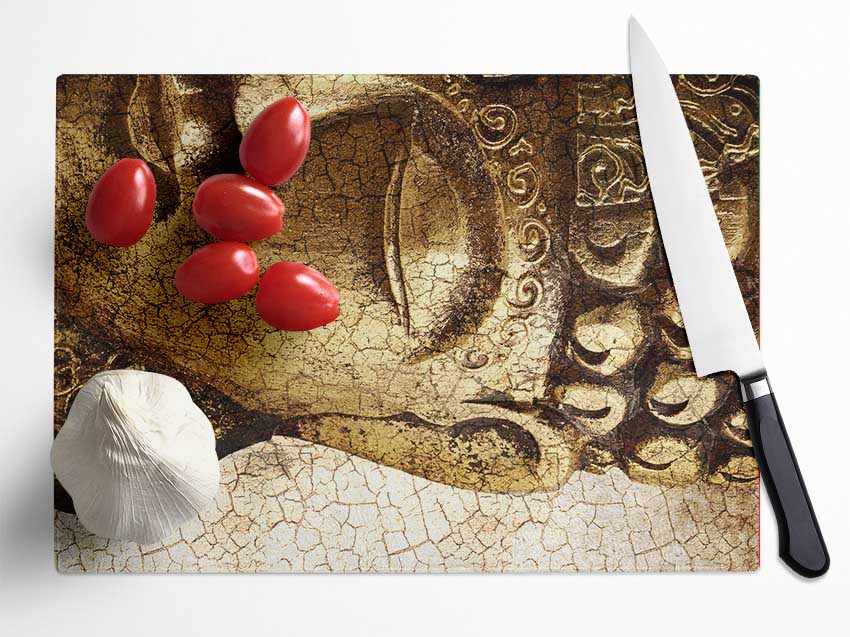 Buddha 24 Glass Chopping Board