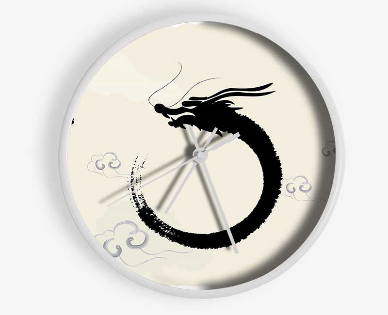 Chinese Dragon 2 Clock - Wallart-Direct UK