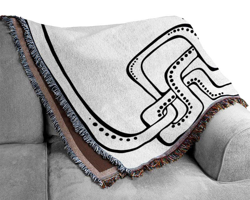 Mayan Art 4 Woven Blanket