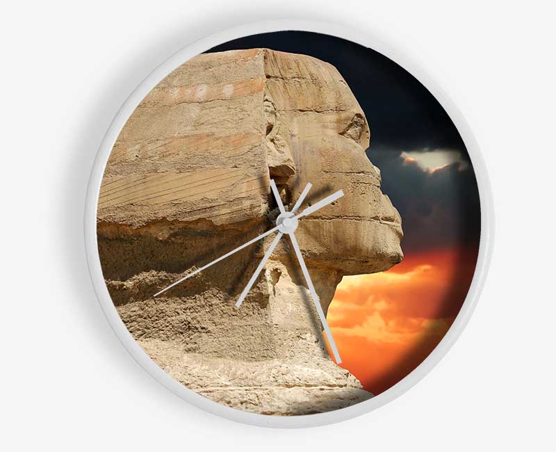 Egyptian Great Sphinx Of Giza 2 Clock - Wallart-Direct UK