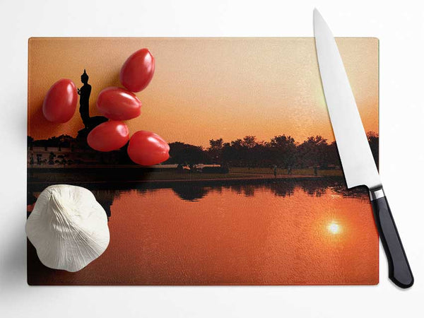 Buddha 23 Glass Chopping Board