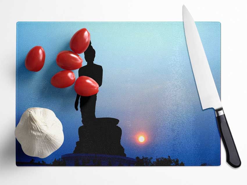 Buddha 19 Glass Chopping Board