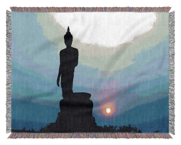 Buddha 19 Woven Blanket