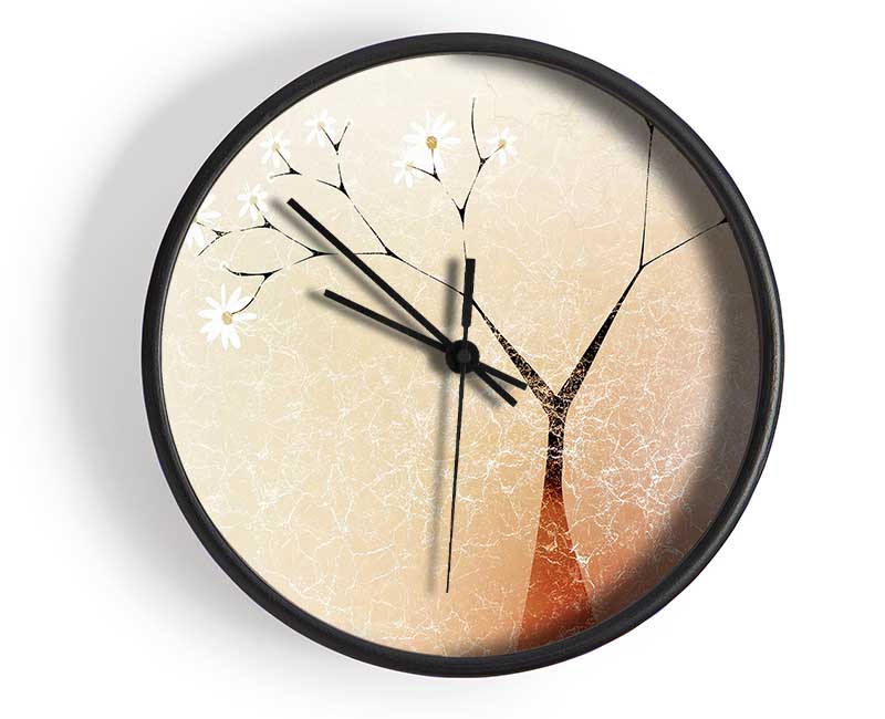 Apple Blossom Tree Clock - Wallart-Direct UK