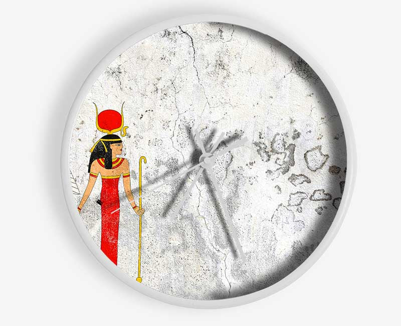 Egyptian King And Queen 1 Clock - Wallart-Direct UK