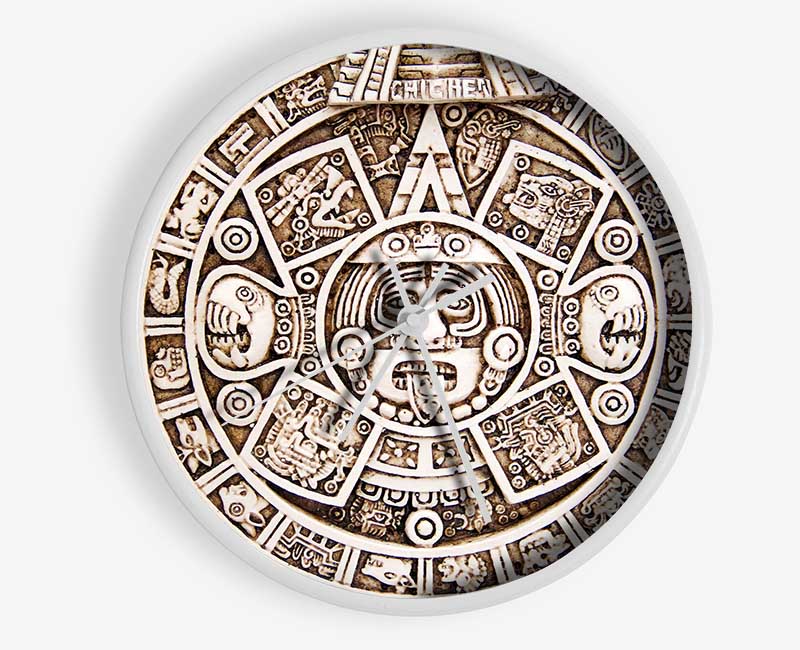 Mayan Sun 2 Clock - Wallart-Direct UK