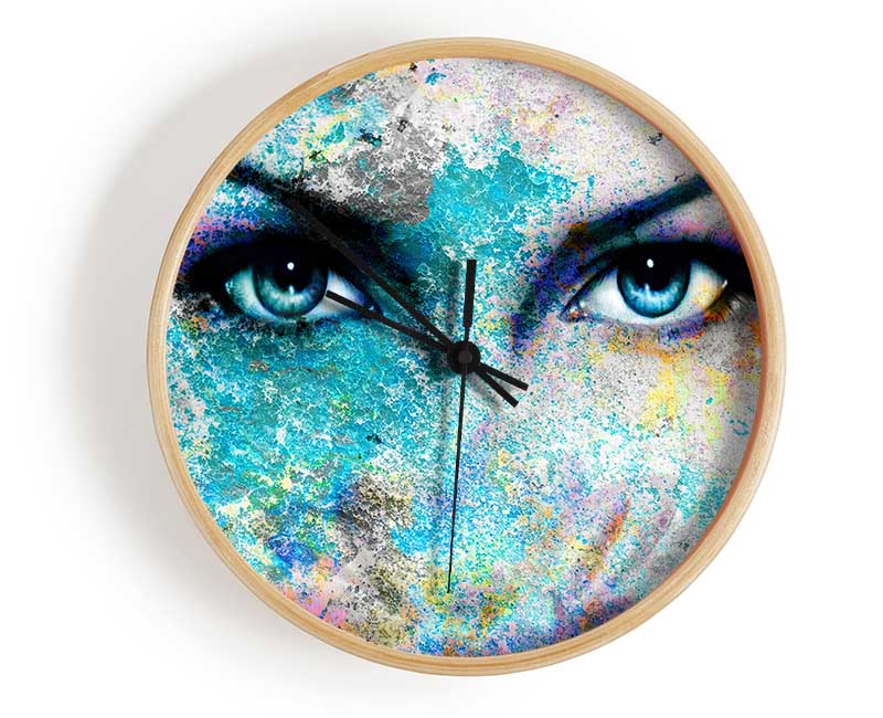 Eyes Of The World Clock - Wallart-Direct UK