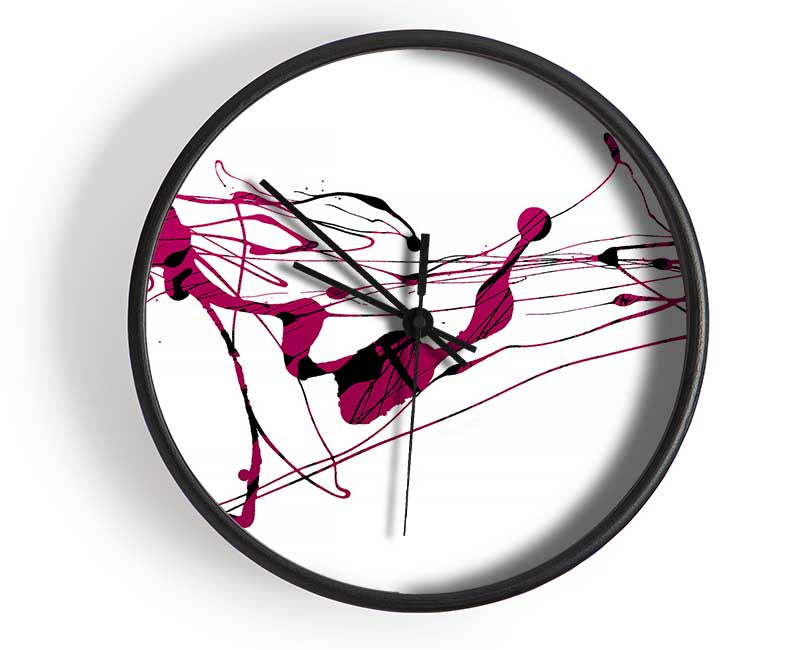 Movement Of PinkAb Clock - Wallart-Direct UK