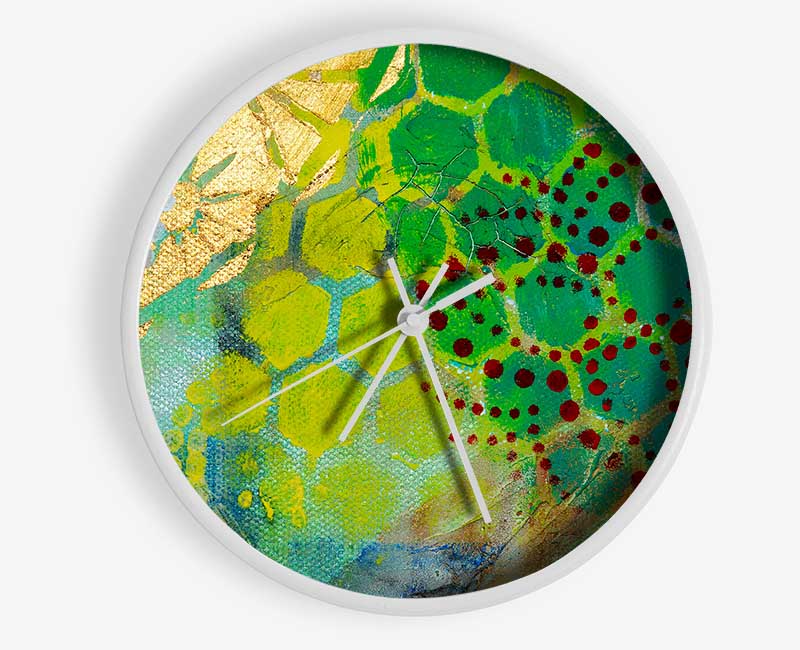 Mayan Painting Clock - Wallart-Direct UK