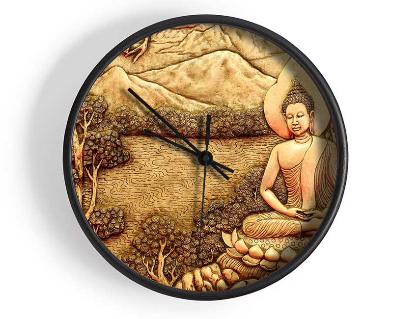 Buddha 18 Clock - Wallart-Direct UK