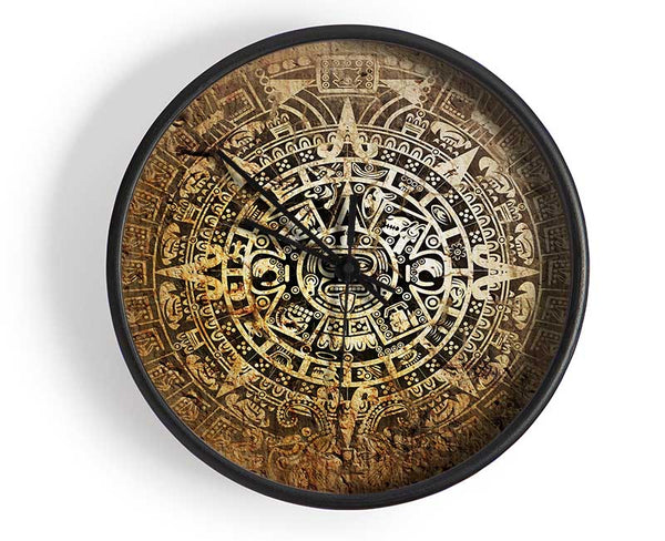 Mayan Sun 1 Clock - Wallart-Direct UK