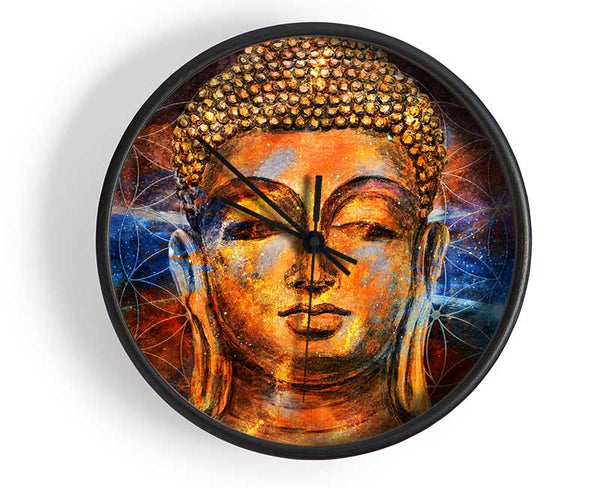 Buddha 17 Clock - Wallart-Direct UK