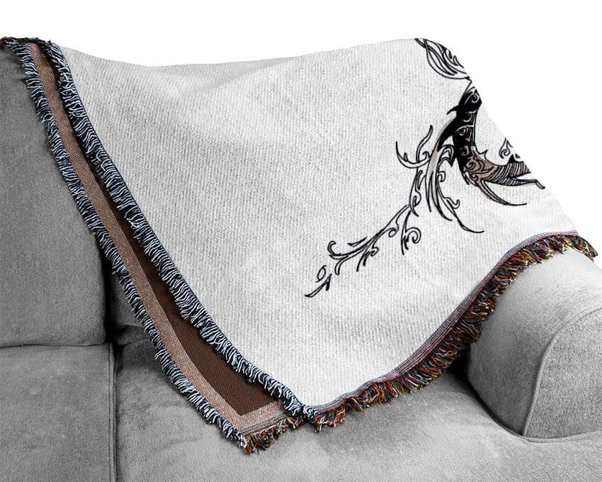 East Asia Dragon Woven Blanket