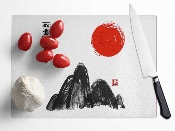 East Asia Mountain Sun Glass Chopping Board