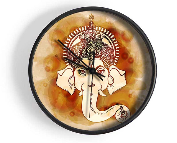 Hindu God Ganesha 6 Clock - Wallart-Direct UK