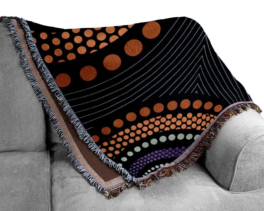 Aboriginal Pattern 11 Woven Blanket